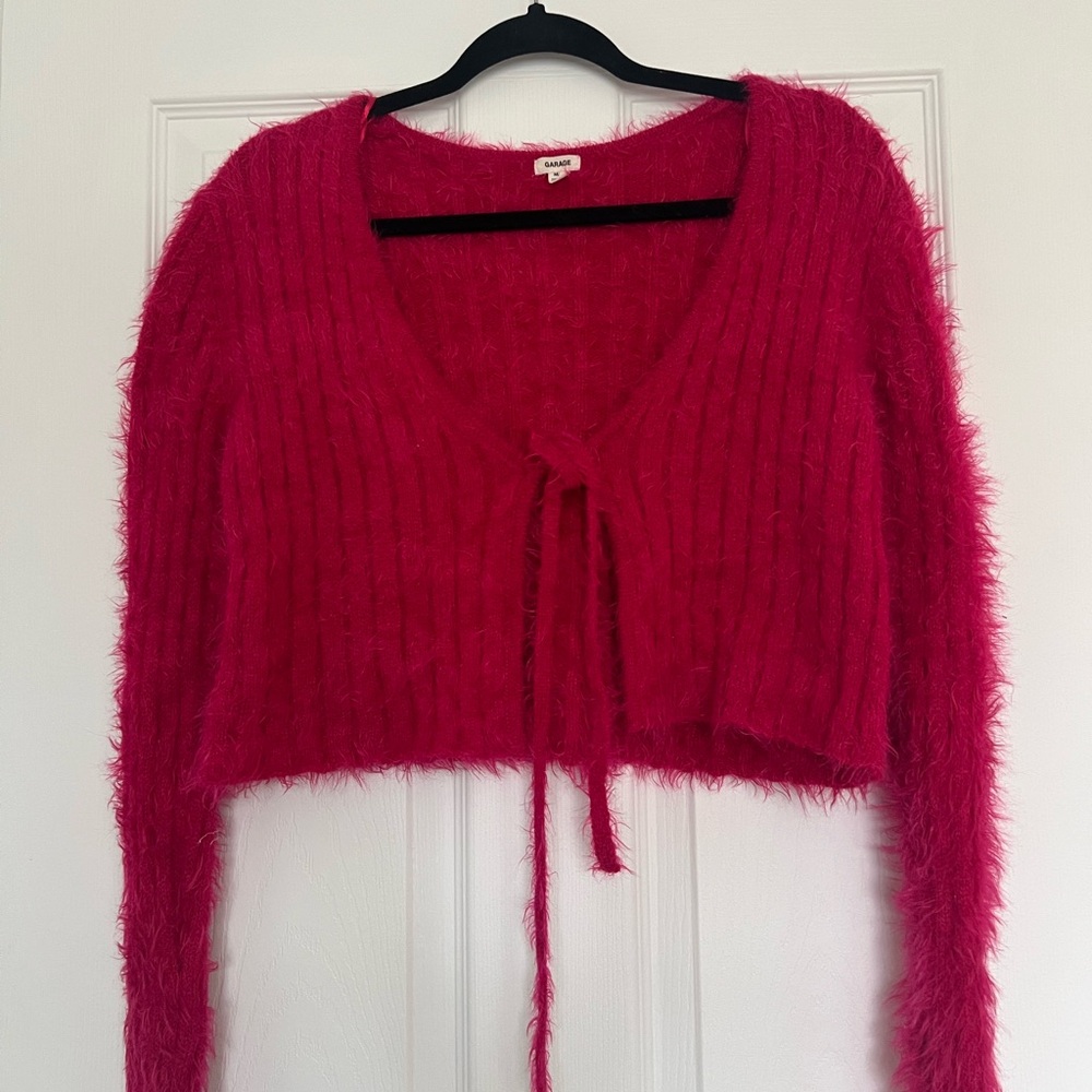Garage fuzzy cardigan size M